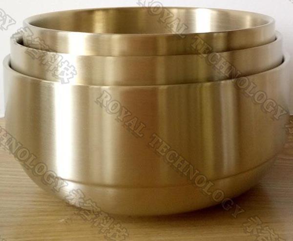 Sistemas de revestimento do vácuo do ouro da lata de IPG, máquina de revestimento dura da lata de aço inoxidável dos utensílios de mesa