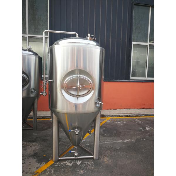 Food Grade 1000L Glycol Jacketed Fermenter 2 Bars Working Pressure