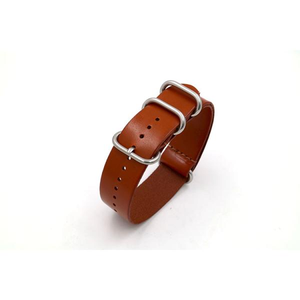 Brown Color Watch Band Replacement 22mm Handmade Leather Watch Band For Womens