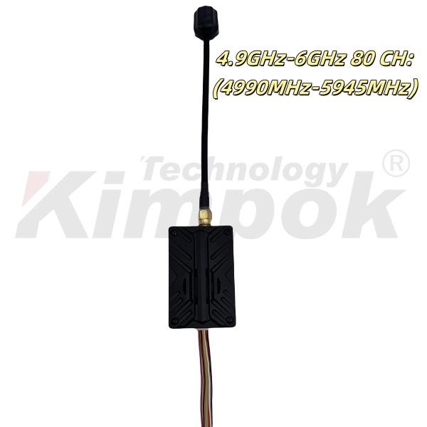 7W 5.8G VTX 80CH FPVビデオトランスミッター FPVトランスミッション 5.8Ghz FPVレーシング用 VTX 重量 56g 高性能長距離トランスミッション