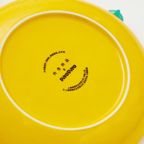 Cartoon Cute Ceramic Duckling Plate Companion Gift Eating Plate Children Breakfast Tableware