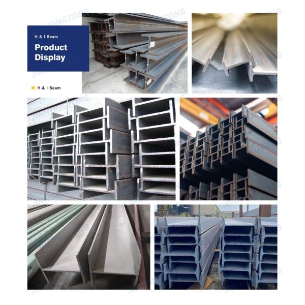 6.5-70mm Web Thickness Hot Rolled H/I Beam Universal Bearing Section Steel ASTM SS400 A36 Q235 for Structural Applications