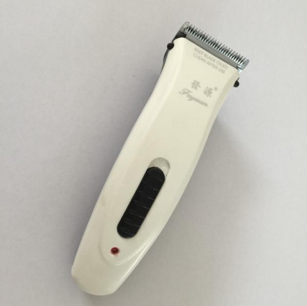 Adjustable Home Small Hair Clippers Battery Operated Light White Color