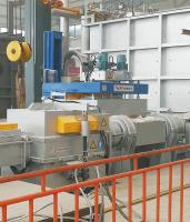 Degassing With 380V/50Hz Power Supply Box Type In-line Rotary Degassing Unit And Graphite Shaft Material