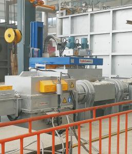 Three Phase Four Wire Rotary Degassing Unit For Lifted By Crane And Fluxing Size