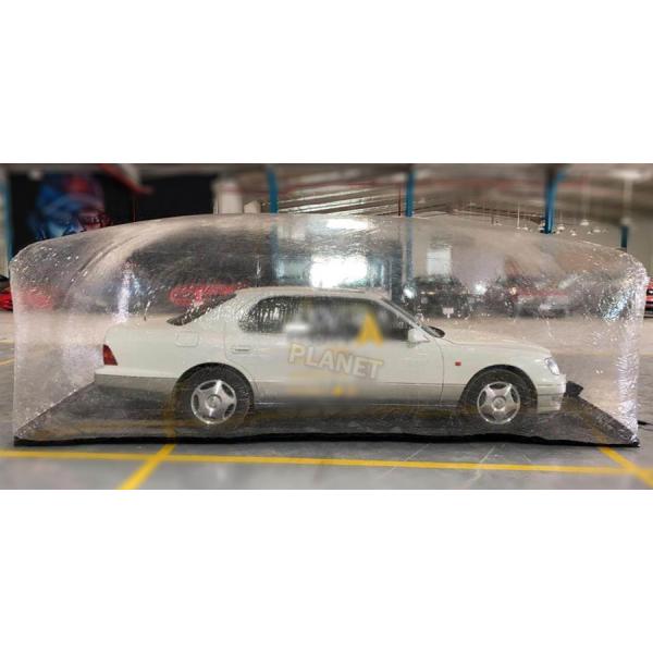 Indoor Transparent Inflatable Car Capsule Cover Tent With Filter