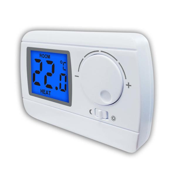 Lâmpadas de fundo LCD Smart Digital Wired Room Thermostat para sistema de aquecimento doméstico