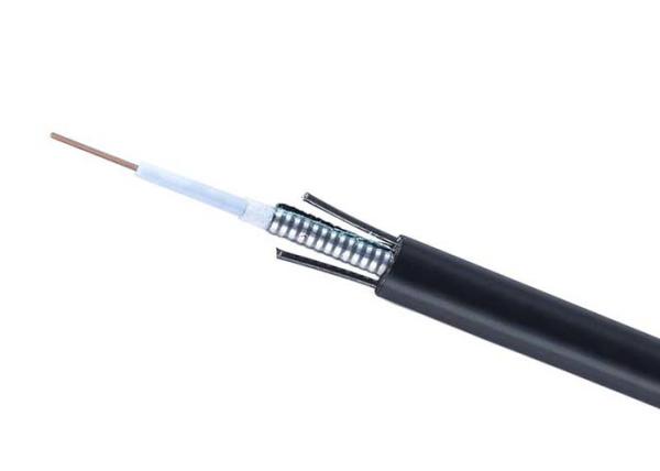 4C GYXTW Loose Tube Fiber Optic Cable , Light Weight Armoured Fiber Optic Cable