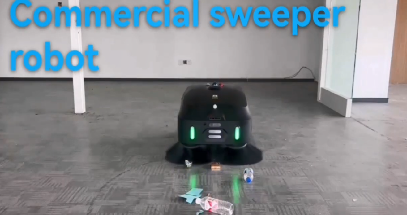 commercial floor sweeper clean robot