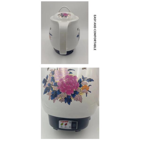 CE Certified Cultural Electric Cooking Ceramics Traditional Chinese Medicine Soup Pot