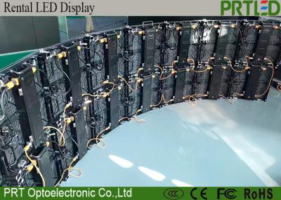 P4.81 Stage Outdoor Rental LED Display With Curved Die Casting Cabinets