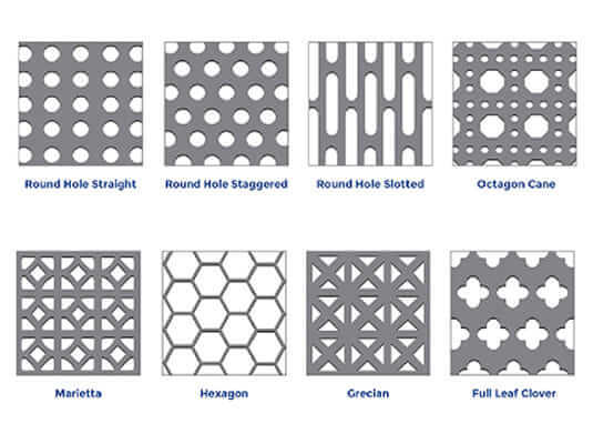 Lightweight Corrosion Resistant Aluminum Perforated Sheet Optional Color Coated