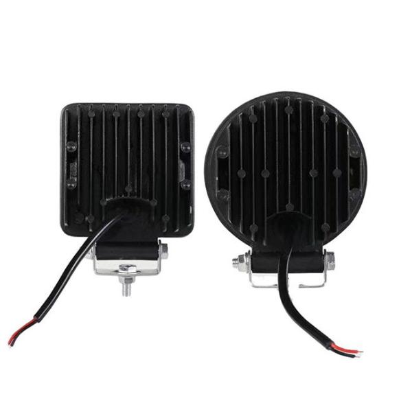 10-30v Round LED Tractor Work Lights 27w Motorcycle Spot