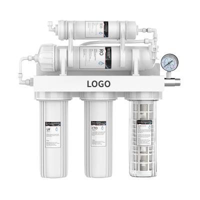 Household Kitchen Sink RO Membrane Water Purifier 6th Level 600G