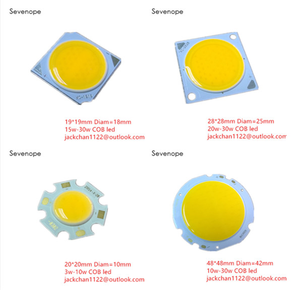 China Factory Epistar Bridgelux Chips 30w COB High Power LED Light Source