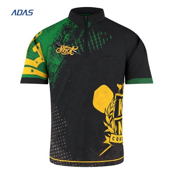 160gram Sublimation Sweat Wicking Dart Shirt Jersey Quick Dry For Adults Personalised