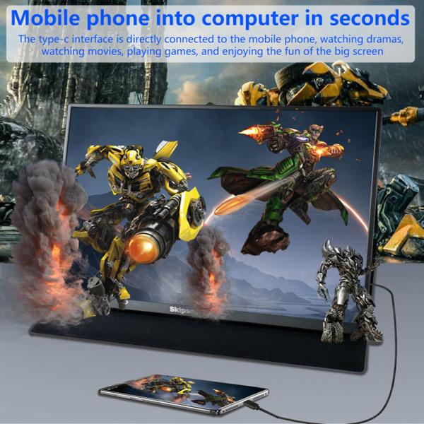 15.6 Inch 4K Industrial Monitor with Metal Shell 300cdm2 Brightness