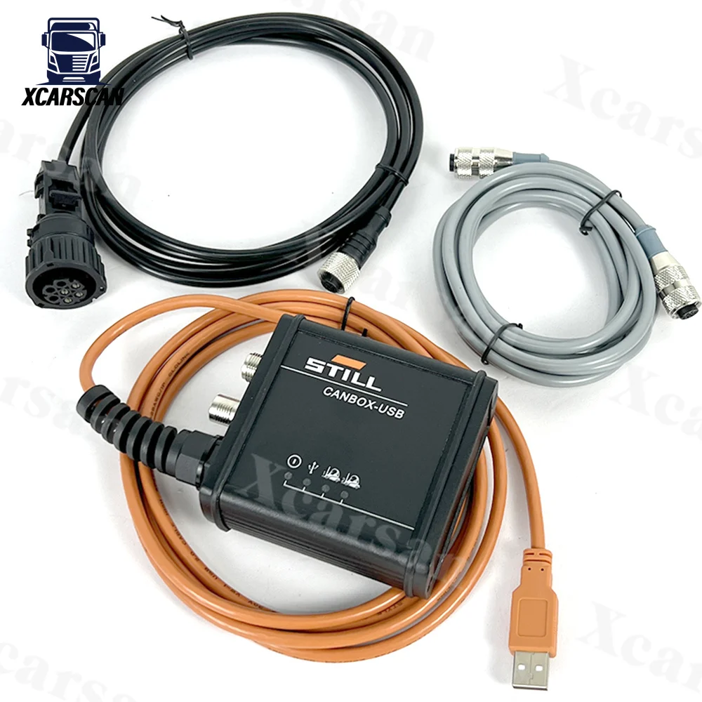 Listo para usar V8.21 para la caja de la carretilla de elevación fija 50983605400 herramienta de diagnóstico Interfaz fija de la caja original de la caja de bus