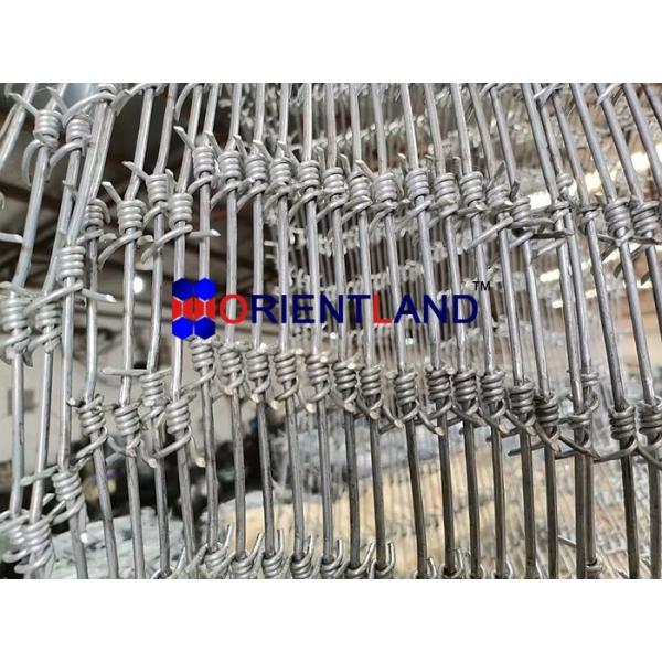 En acier galvanisé à chaud, fil barbelé