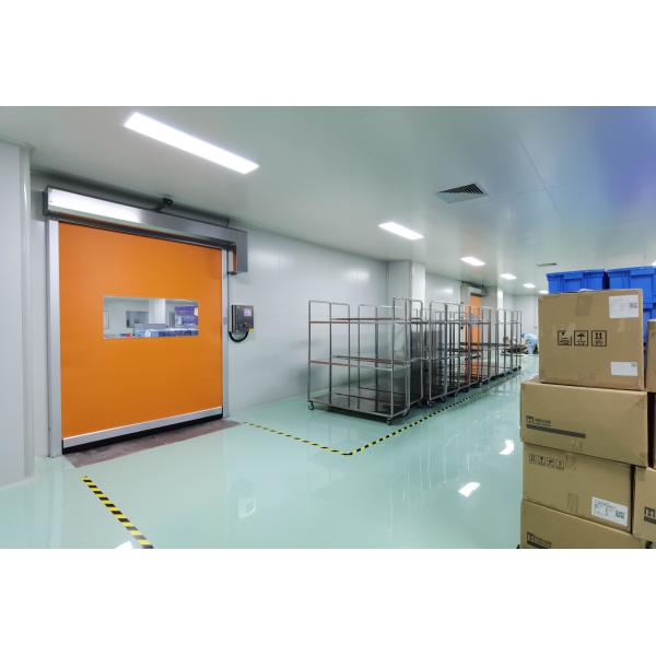 Puerta de tela vertical cortina de alta velocidad puerta rodante