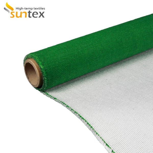 Heat Insulating Fire Protective Fiberglass Cloth, 460g/m² PU Coated