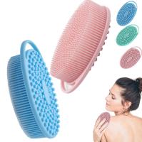 Catégorie comestible de silicone de douche de brosse d'épurateur mol de corps pour le bébé de femmes des hommes