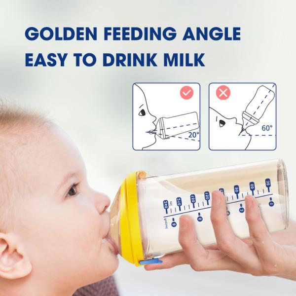 300ml PPSU Flip Cap Baby Bottle BPA Free Fast Flow Nipple