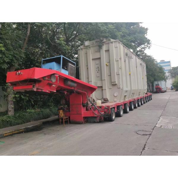 Automatic Steering Hydraulic Axle Modular Trailer With 200t Load Capacity