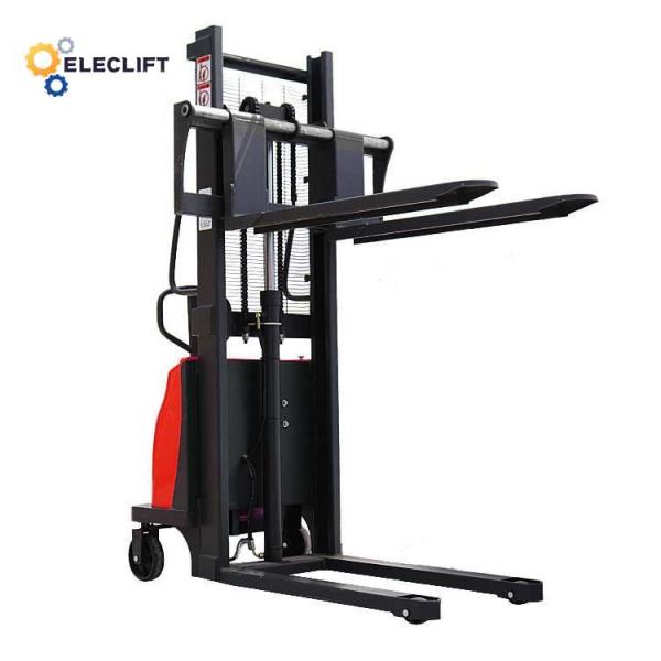 Fork Width 550mm Semi Electric Pallet Stacker OEM ODM