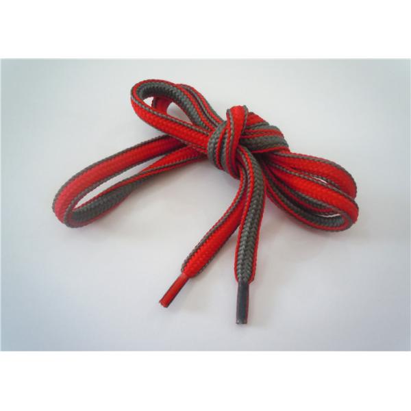 Шнурки ботинка нейлона украшения яркие покрашенные плоские с умственной подсказкой