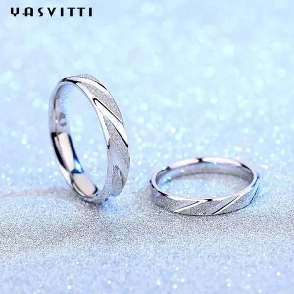 2.11g GV do anel de Sterling Silver Rings Silver Engraved do sólido do festival 19mm