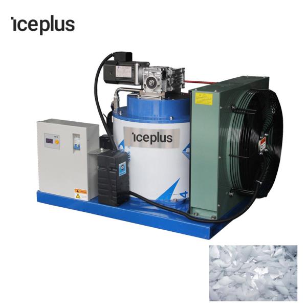 Seafood Industry Flake Ice Machine Fresh Water Or Sea Water Flake Ice Making Machine