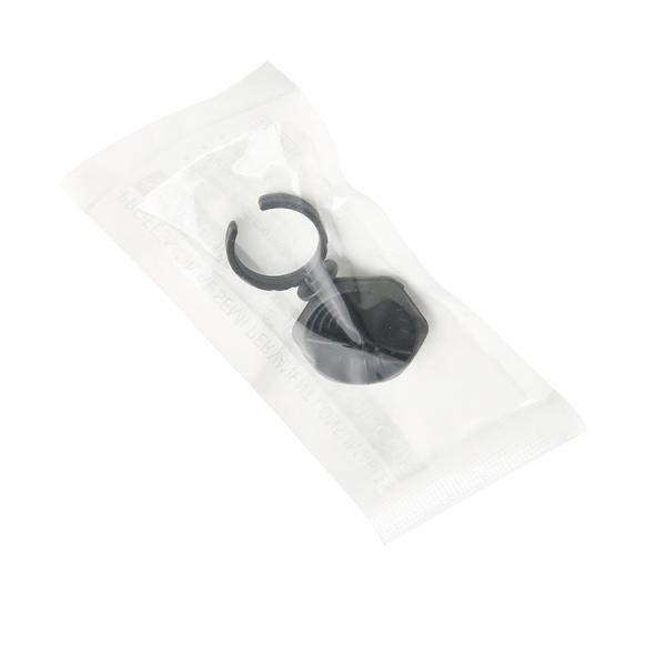 Micro Blade Pigment Cup Permanent Makeup Disposable Silicone Black Ring Cup