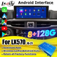 Interface vidéo Lexus Android CarPlay Box pour Lexus LX570 12,3 pouces Équipé de YouTube, NetFix, Google Play
