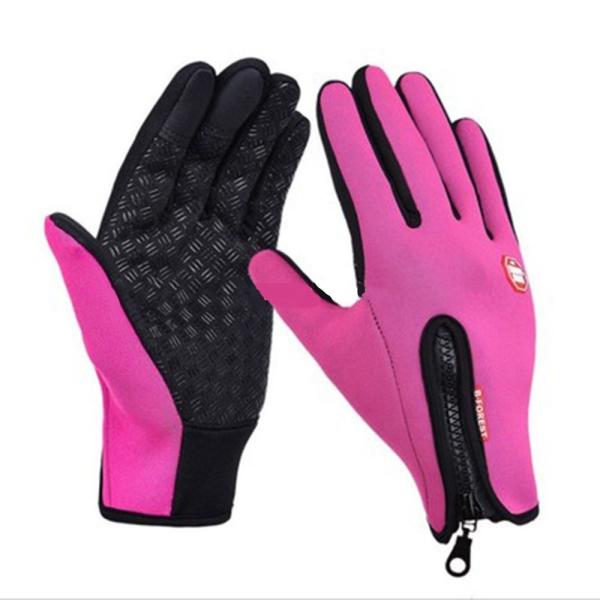 Waterproof Warm Full Finger Touch Screen Motorcycle Cycling Gloves for Winter Riding