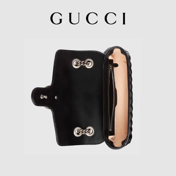 GG GUCCI клеймил сумку Marmont сумки посыльного небольшой выстеганной кожей