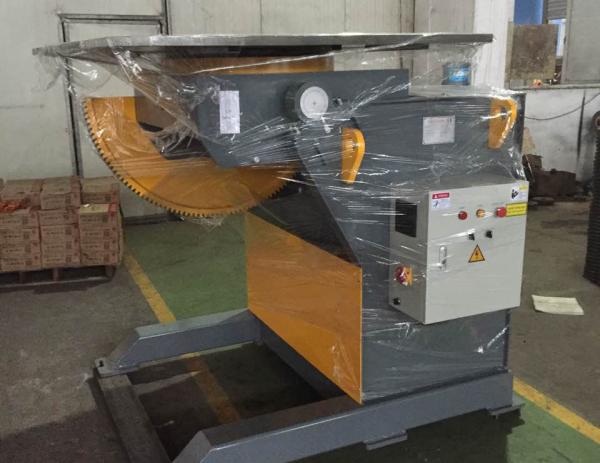 3000Kg Tube Welding Ppositioner Schneider VFD Change Revovling Speed With Hand Control Box