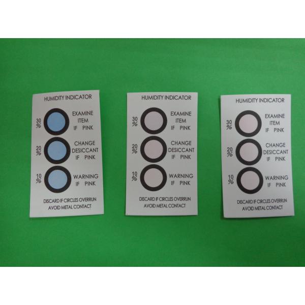 Reversible 3 Dots Humidity Indicating Cards Blotting Paper Ingredient For Bulk Packaging