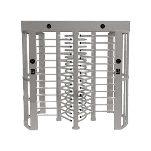 High Security Full Height Turnstile Pedestrian Access Control Hot Dip Galvanized Steel