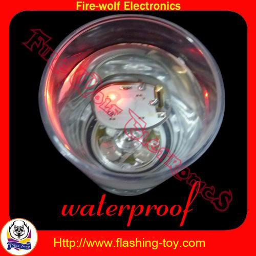 Decorative 3 red LED ligth Customized logo glowing Led shoe light