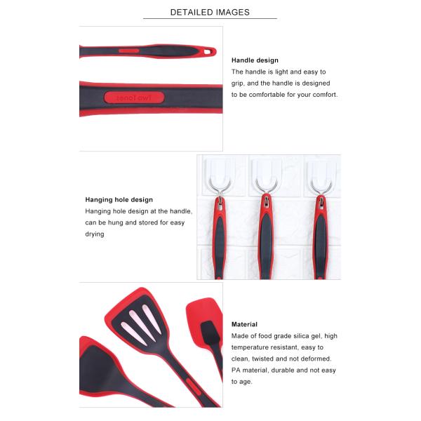 Набор утвари кухни силикона LFGB теплостойкий