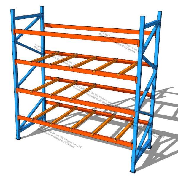 Customized Size Narrow Aisle Beam Racking Steel Metal Shelves