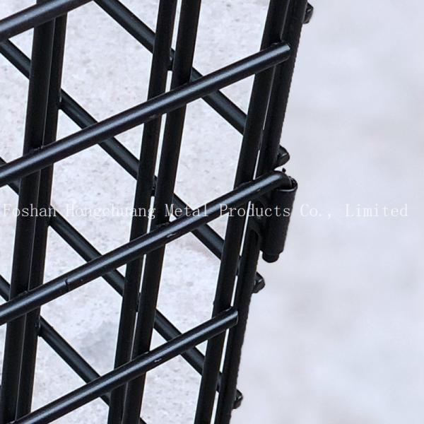 Shopping mall portable metal cage trolley simple modern design with wheel cage trolley  pillow storage cage trolley