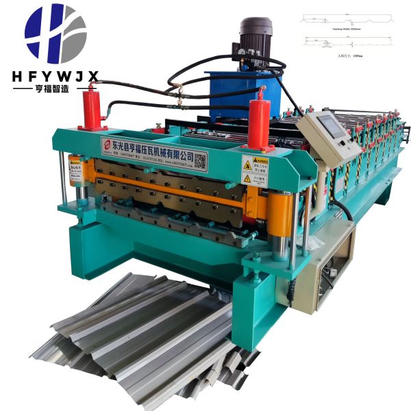 Hydraulic Shearing Double Layer Roll Forming Machine With PLC Control System