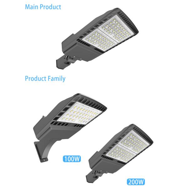 Тип уличный свет коробки ботинка СИД 200в, умные внешние уличные фонари умирает раковина литого алюминия