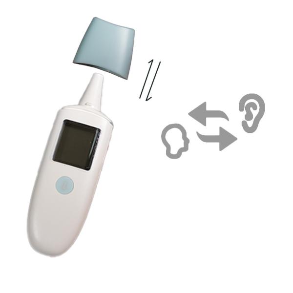 Hospital Forehead Ear Infrared Thermometer With Tri Color Display