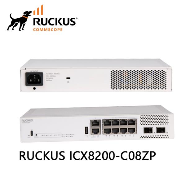 Nouveau commutateur Ethernet Ruckus Icx8200-C08zp