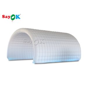 Купольная надувная палатка Белая Оксфордская ткань Надувная палатка 6*3*3mH Для спортивных соревнований