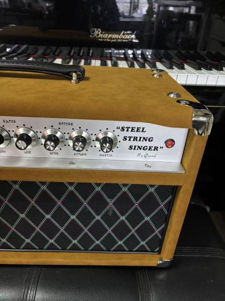 2024 HOT!!! Dumble #002 Version Clone SSS20-Steel String Singer SSS Tube Amp Head 20Watt in Suede Brown with Original Knobs