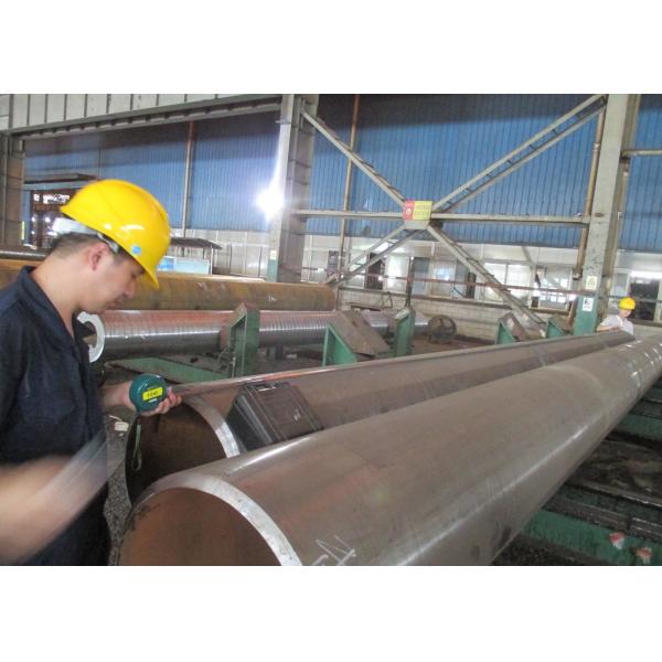 P12 NDE Seamless Alloy Steel Pipe Plain / Bevel End Nominal Wall Thickness